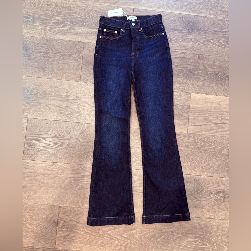 SPANX Dark Indigo Flare Jeans